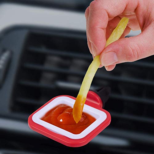 Breale - Juego de 2 soportes giratorios para salsa de aire comprimido, para Ketchup, PC., negro, medium