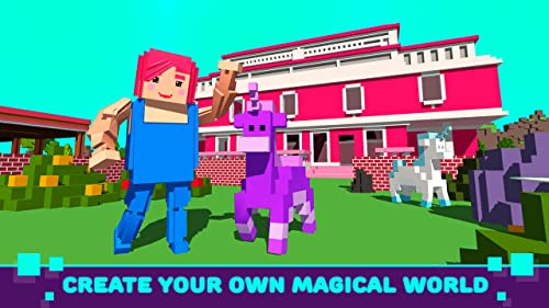 Bright World Magic Friendship Ponies Stable: Pink Unicorn Crafting Game For Girls