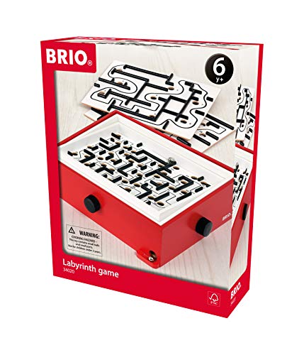 BRIO 340204 Laberinto con 2 Tableros de Juego, BRIO Games, Edad Recomendada 6+
