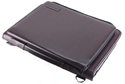 Broonel Estuche De Viaje De Cuero Morado para Computadora Portátil - Compatible con la ASUS VivoBook S14 S433 14"