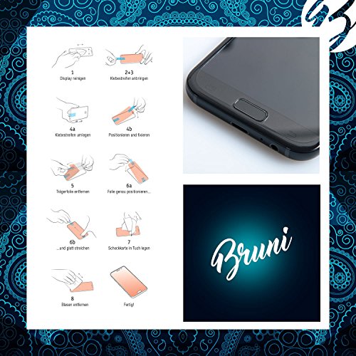 Bruni Película Protectora compatible con GPD Win Max Protector Película, claro Lámina Protectora (2X)