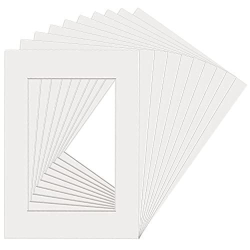 Marco Smart Pack de 10 Soportes De Foto/Imagen blanco tamaño 14x11 pulgadas para A4 