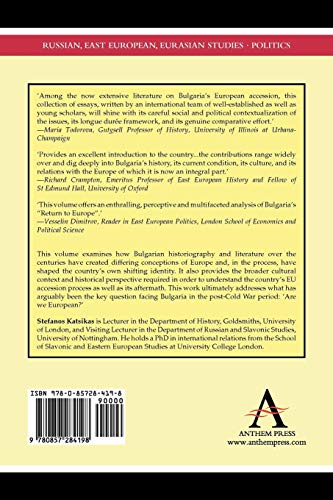 Bulgaria and Europe: Shifting Identities (Anthem Series On Russian, East European And Eurasian Studies)