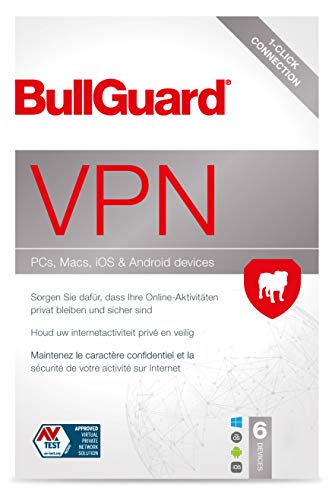 Bullguard FPP VPN/1Y/6Users/Win/Mac/Android/iOS - Android - Retail