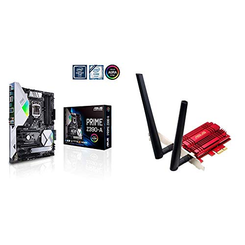 BUNDLE PLACA PRIME Z390-A + TARJETA RED PCE-AC56