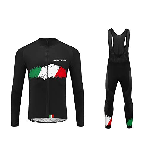 BurningBikewear Bikewear Ciclismo Hombre Bicycle Manga Corta Skinsuit MTB/Montañal Motocicletas Maillots Deportes y Aire Libre Summer Jersey/Bib Body
