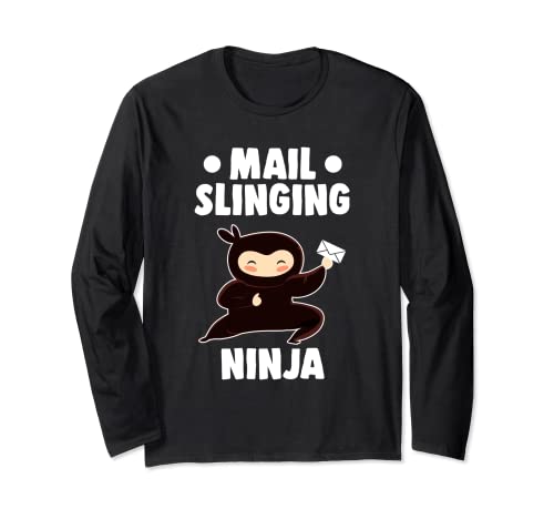 Buzón de correo ninja hondas Manga Larga