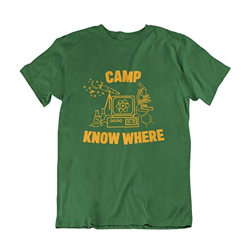 buzz shirts Camp Know Where - TV Inspired Retro Mens or Womens Organic Cotton T-Shirt