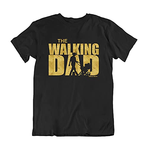 buzz shirts Gift For Fathers - The Walking Dad - Mens Organic Cotton T-Shirt TV Show