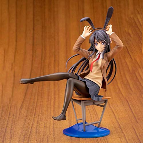 Bxwin Figura Anime Teakpeak Garage Kit Figure Anime Girl Figuras coleccionables Anime PVC Figura Anime Figura Anime Figura Estatua con base -26 cm