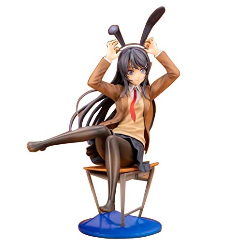 Bxwin Figura Anime Teakpeak Garage Kit Figure Anime Girl Figuras coleccionables Anime PVC Figura Anime Figura Anime Figura Estatua con base -26 cm
