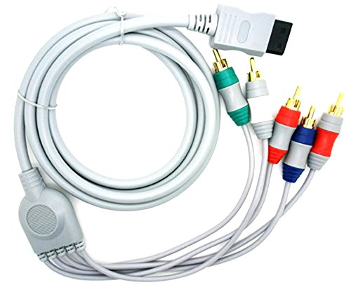 Cable Adaptador de 1 Conexion de Wii a 5 x AV Componentes para WII TV HDTV 2500