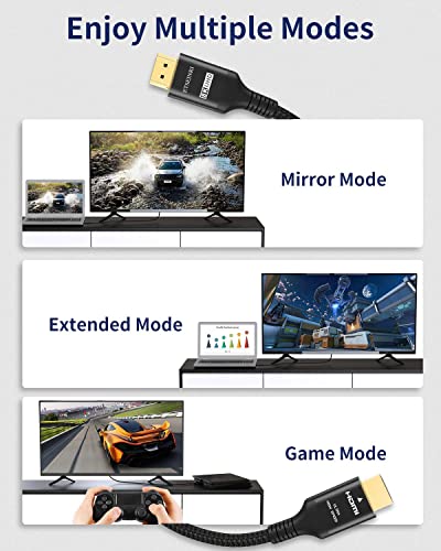 Cable HDMI 2.1 8K 3M, Etseinri Certificado 48Gbps Cable HDMI 2.1 de Ultra Alta Velocidad 8K@60, 4K@120 4: 4: 4 eARC Dynamic HDR HDCP 2.3 Dolby Atmos para S.ony/L.G/Sam.sung TV, PS5/4 Xbox Series X