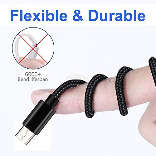 Cable Micro USB Para Samsung A10/A6 A7 2018,J4 Plus J6 J5 J7 J3 A6+ J6+,S7 S6,Huawei P Smart Plus 2018 2019,P8/P8 Lite 2017/P9 Lite/P10 Lite,Honor 9 Lite/20 Lite,Mate 10 lite,2.4A Carga Rápida,2M+2M