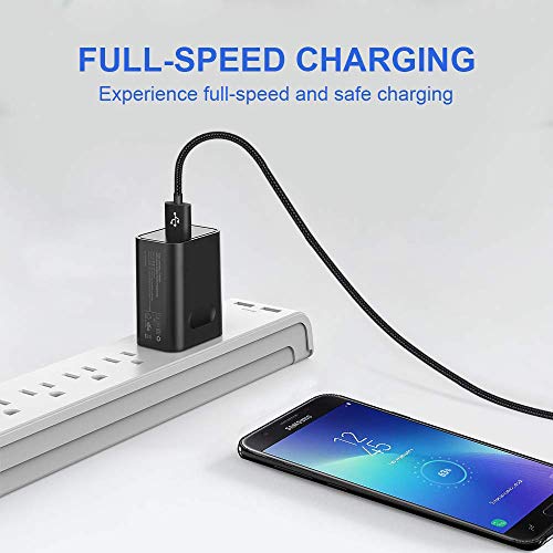 Cable Micro USB Para Samsung A10/A6 A7 2018,J4 Plus J6 J5 J7 J3 A6+ J6+,S7 S6,Huawei P Smart Plus 2018 2019,P8/P8 Lite 2017/P9 Lite/P10 Lite,Honor 9 Lite/20 Lite,Mate 10 lite,2.4A Carga Rápida,2M+2M