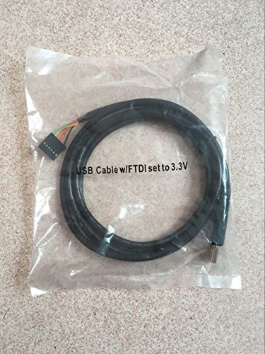 Cable serial USB a TTL FTDI FT232RL Chip USB TTL Cable de depuración (5V VCC-5V I/O)