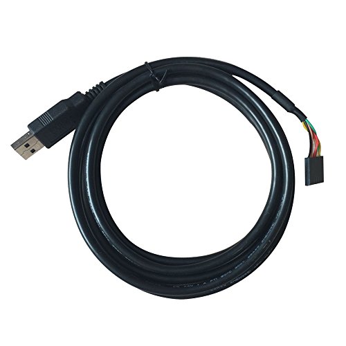 Cable serial USB a TTL FTDI FT232RL Chip USB TTL Cable de depuración (5V VCC-5V I/O)