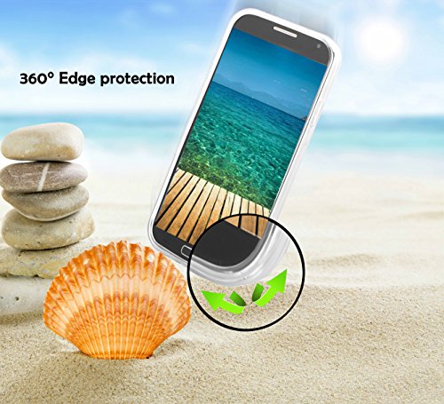 Cadorabo Funda para Sony Xperia L en Blanco MAGNESIO - Cubierta Proteccíon de Silicona TPU Delgada e Flexible con Antichoque - Gel Case Cover Carcasa Ligera