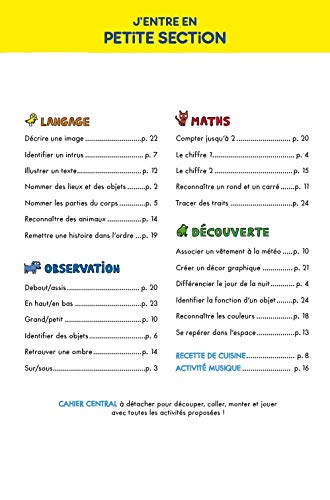 Cahier de vacances Simon - De la TPS à la PS: 2-3 ans