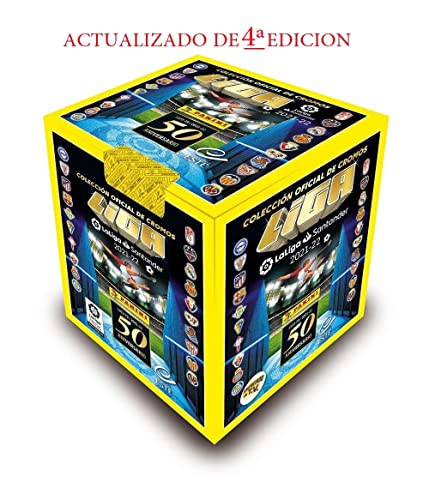 Caja 50 Sobres De Cromos De La Liga Este 2021 2022 + Tin Box(Cajita metálica con 75 Cromos)- Multicolor (Panini España, S.A)