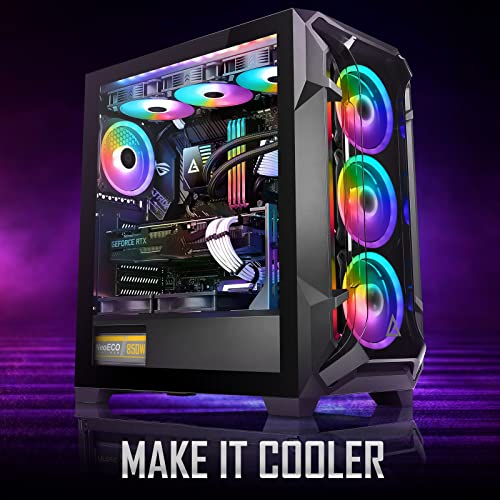 Caja Gaming ANTEC DF600 Flux ATX 2XUSB3.0 SIN Fuente RGB