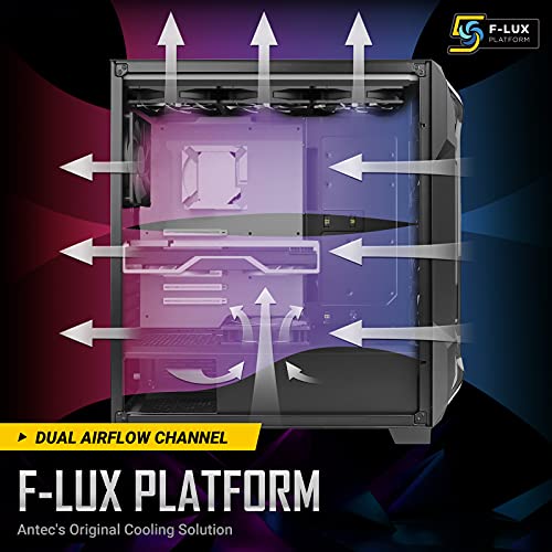 Caja Gaming ANTEC DF600 Flux ATX 2XUSB3.0 SIN Fuente RGB