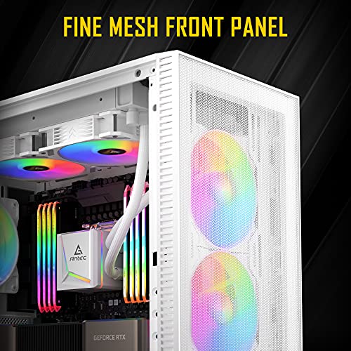 CAJA GAMING ANTEC NX410 ATX 2XUSB2.0 1XUSB3.0 SIN FUENTE BLANCO RGB