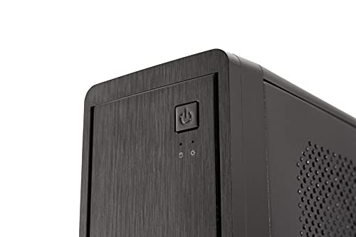 Caja SOBREMESA/Micro-ATX COOLBOX T300 Slim 500W 2USB3.0 Negra