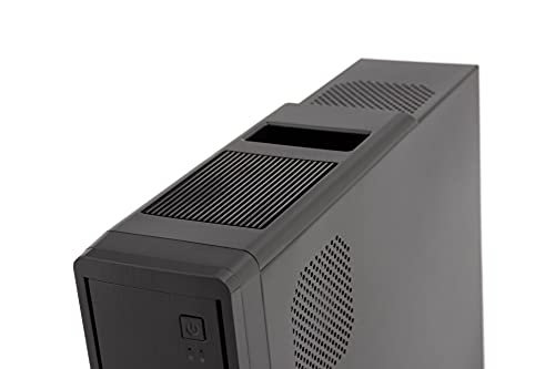 Caja SOBREMESA/Micro-ATX COOLBOX T300 Slim 500W 2USB3.0 Negra