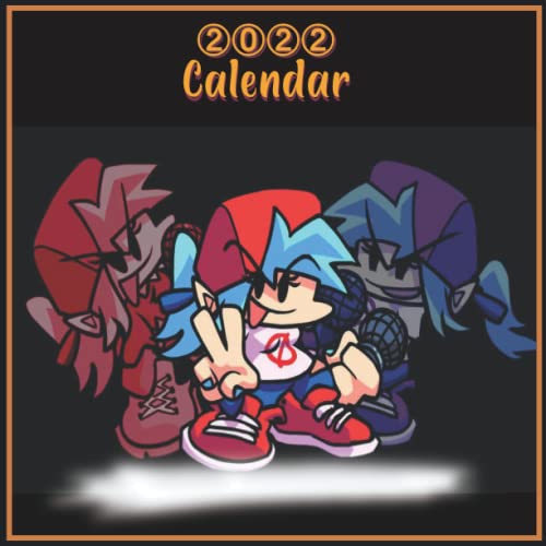 Calendar 2022: Calendar 2022 |8.5x8.5 in|-January till December of 2022 planner BEST GAME MUSIC Game, Friday Night True Gifts For Family