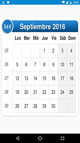 Calendario 2016