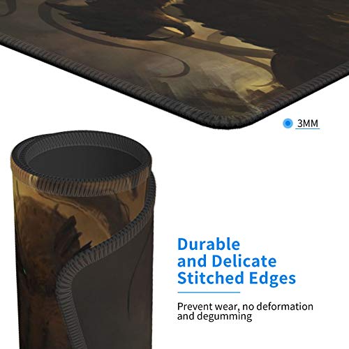 Call Cool Of Cthulhu Dark Monster Gaming Mouse Pad Mouse Pad Alfombrilla de ratón antideslizante Base de goma para juegos Rectángulo Alfombrilla de ratón para ordenador portátil PC teclado