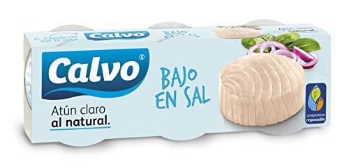 Calvo - Atun Cl Bajo Sal Nat. Pack 3 x 80 g