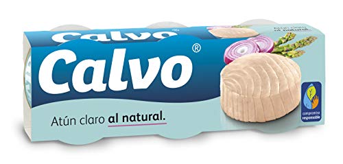 Calvo - Atun Claro Natural Pack3 x 80 g