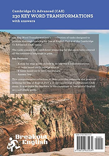 Cambridge C1 Advanced (CAE) 230 Key Word Transformations with answers