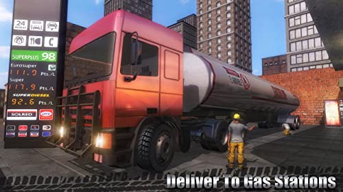 Camión de carga de hidrocarburos simulador de conducción Transport Tycoon: Buque de petróleo juego Transportador aventura Simulación 2018