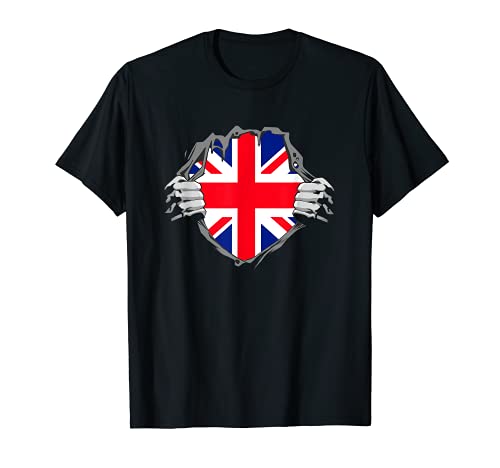 Camisa con la bandera inglesa Héroe inglés, orgulloso inglés Camiseta