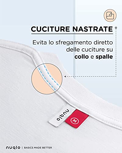 Camiseta de hombre sin logotipo | paquete de 2 o 3 | 100 % algodón | Pack camiseta básica | Casual – gimnasio – Deportivo – Urban | Multipack Idea regalo | Pack 2 | Pack 3, Pack de 2 | Blanco, S