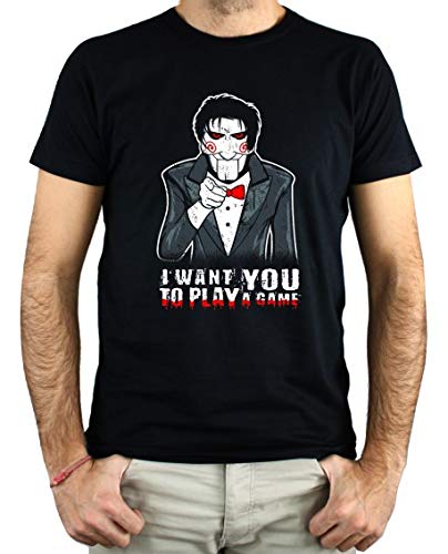 Camiseta Hombre - Unisex Saw, Play Game