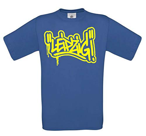 Camiseta Leipzig Graffiti Tag Ultras Party azul S