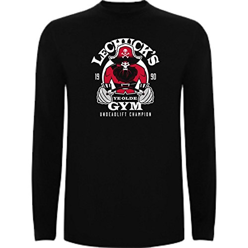 Camiseta Manga Larga de Hombre Monkey Island Retro Gamer Friki Juego Consola Aventura S