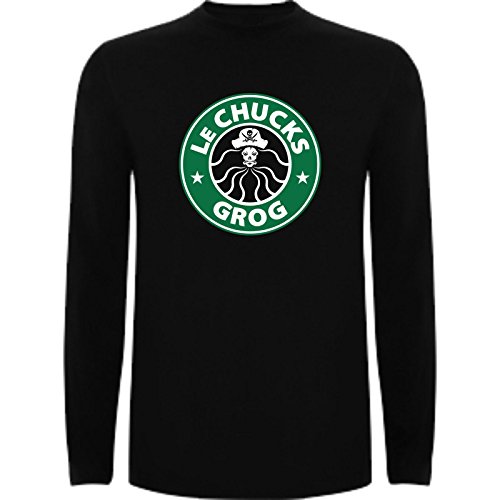 Camiseta Manga Larga de NIÑOS Monkey Island Retro Gamer Friki Juego Consola Aventura 9-10 Años