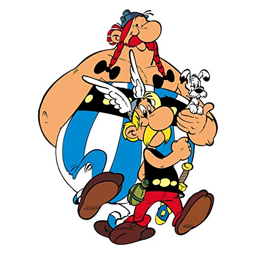 Camiseta Niño - Unisex Cómic - Dibujos Animación, Astérix y Obélix (Blanco, 5 años)