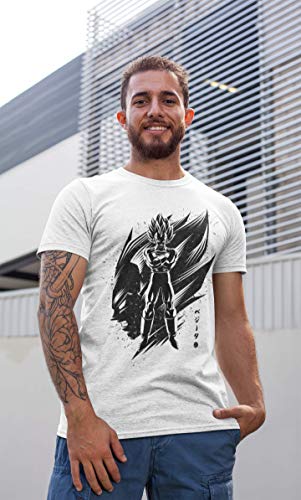 Camisetas La Colmena 4264-Vegeta Perfil Cara (albertocubatas)