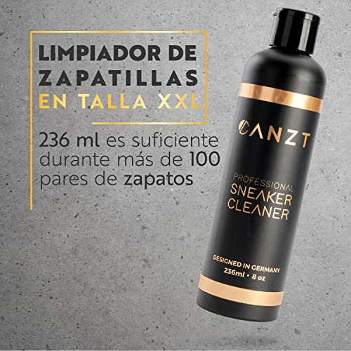 Canzt Professional Sneaker Cleaner en botella XXL - El popular Canzt Sneaker Cleaner ahora con 236ml de contenido.