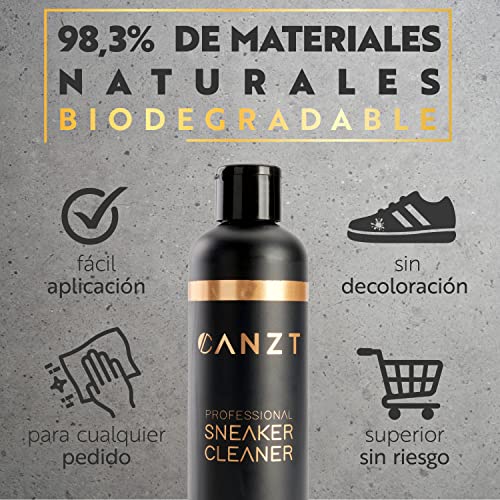 Canzt Professional Sneaker Cleaner en botella XXL - El popular Canzt Sneaker Cleaner ahora con 236ml de contenido.