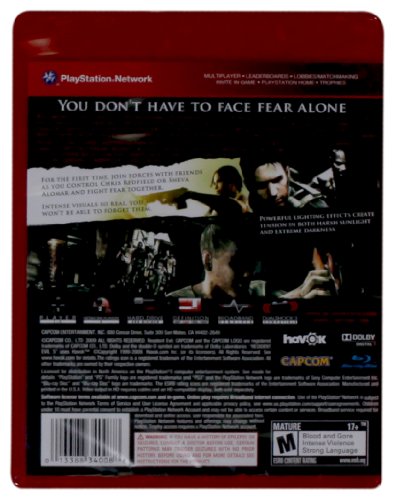 Capcom Resident Evil 5, PS3, ESP PlayStation 3 Español vídeo - Juego (PS3, ESP, PlayStation 3, Shooter, Modo multijugador, M (Maduro))