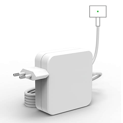 Cargador Compatible con Mac Book Pro, Cargador Magnético de Repuesto 60W 2 T-Tip Fuente de Alimentación Compatible con Mac Book Pro Retina de 13" y Mac Book Air (después de 2012) A1435, A1502, A1425