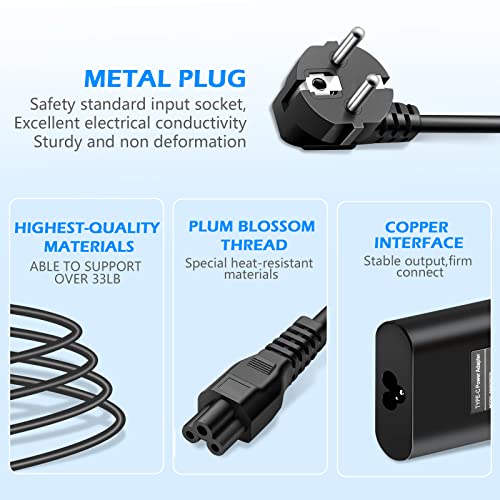 Cargador De PortáTil DELL 65w 20v 3.25a para DELL Latitude 3390 5285 5289 2-En-1 5490 5590 5290-2in1 7390-2in1, DELL Latitude 14 15 17 7490 E7480 E5450 E76172