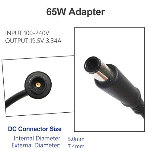 Cargador portátil de 90W 19.5V 4.62A para DELL XPS 13 Inspiron 15 17 13 Fuente de alimentación, DELL Latitude e5420 6000 D630 15 5000 6320 Notebook EUR 7,4 * 5,0 mm